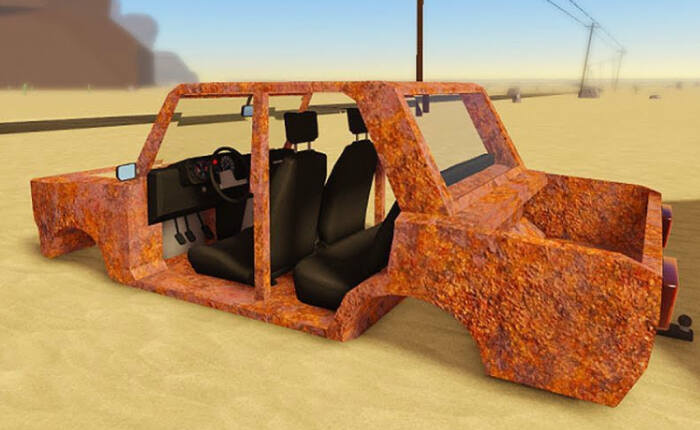 Roblox: Guía para principiantes de un viaje polvoriento (2024) 1 Sedán