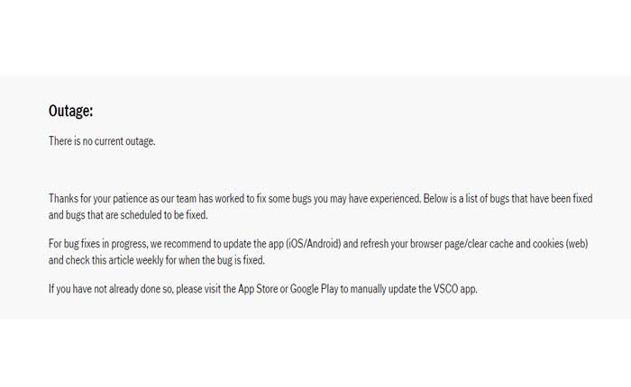 Cómo solucionar el error de VSCO al cargar contenido (2024) 2 Cómo solucionar el error de VSCO al cargar contenido