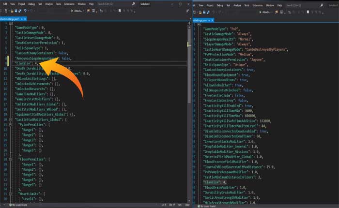 Cómo cambiar la configuración del servidor privado en V Rising (2024) 9 Cambiar la configuración del servidor privado en V Rising
