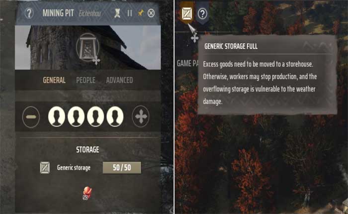 Como arreglar "Almacenamiento genérico lleno" Error en Manor Lords (2024) 1 Almacenamiento genérico lleno