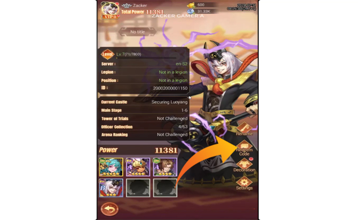 Códigos de regalo de X Samkok (agosto de 2024) 1 Códigos de regalo de X Samkok